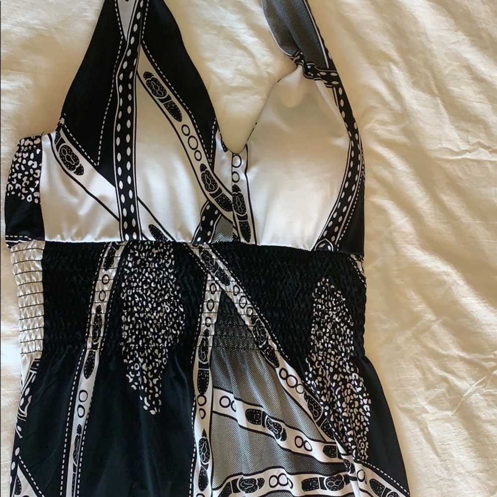 Elegant halter maxi dress.